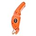 Battery Operated Electric Scissors Cutting Paper, Adhesive Tape,Cloth,Kid-Free Safe Scissors (Orange)