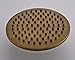Traditional Antique Brass Finish Rain Style Showerhead Solid Brass Waterfall Shower Head