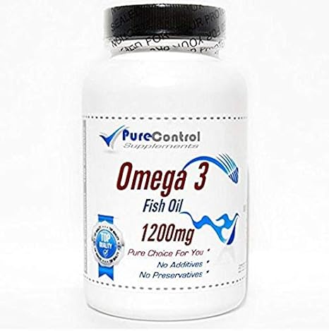 Amazon.com: Omega 3 Fish Oil 1200mg (Emulsified Dry) // 100 Capsules