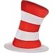 Costumes USA Dr. Seuss Cat in the Hat Top Hat for Adults, Halloween Costume Accessories, 12 1/2