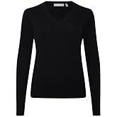 Style Republic 100% Pure Cashmere Long Sleeve Crew Neck Sweater for Women