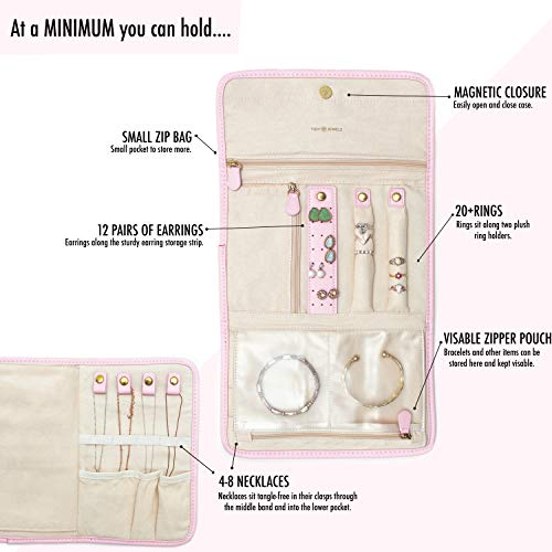 Tidy Jewels! Travel Jewelry Organizer Traveling Jewelry Case with