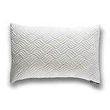TRANZZQUIL Hypoallergenic Bed Pillows for Sleeping, Shredded Memory Foam Pillow with Bamboo Cover, Adjustable Loft for Back and Side Sleeper,Queen Size