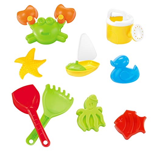 image for Leikf Children Square Sand Water Table Center, 2-in-1 Adjustable Activ
