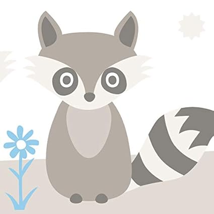 Anna Wand Wallpaper Border For Kids Little Wood Lightblue