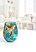 Designs by Lolita “Mermaid” Hand-painted Artisan Stemless Wine Glass, 20 oz.
