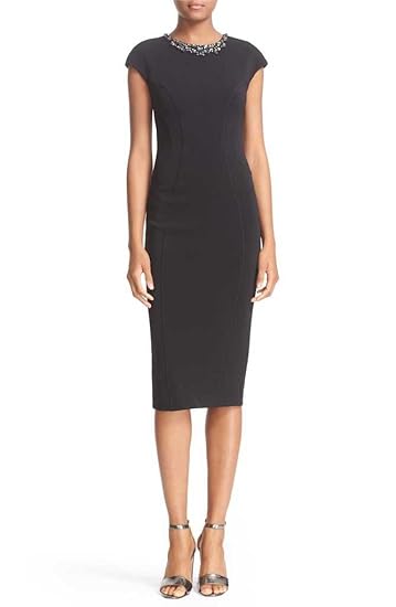 ted baker black bodycon dress