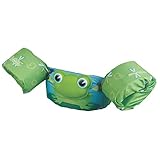 Stearns Puddle Jumper Deluxe 3D Life Jacket, Green Frog, 30-50 lbs