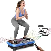 AXV Vibration Plate Fitness Platform Exercise Machine Vibrating Shaking Full Body Shaker Workout Vibrate Stand Shake Board Sport Gym for Weight Loss Fat Burner for Women Men
