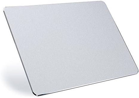 Mouse pad,Yihmi aluminum gaming laptop mouse pad,0.2 inch slim design Anti-slip Silicon Pads Accurate control on Mac (Silver)