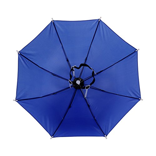 Adjustable Headband 25.1" Diameter Fishing Umbrella Hat