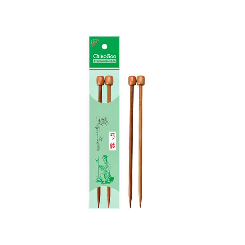 ChiaoGoo Single-Point. Needle Bamboo 23cm 9.00mm pat. - 1pc