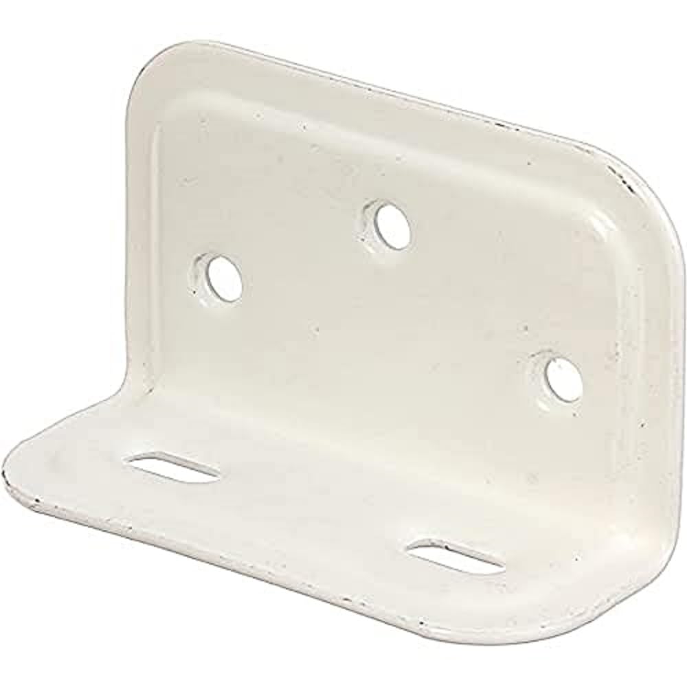 GAH-Alberts Wide Hinge Non-Isosceles Embossed with Long Hole 25 x 40 x 70 mm White