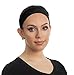 Premium Wig Grip Headband, Bundle with Free Comb - Adjustable Comfort Head Hair Band for Women - Velvet Material - Non Slip, Keeps Wig Secured - Prevents Headaches & Hair Loss (Black)