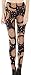 QZUnique Women's Cartoon Character Digital Printed Footless Elastic Leggings