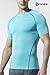 CLSL TM-R13-SBNZ_Medium TSLA Men's Short Sleeve T-Shirt Cool Dry Compression Baselayer R13