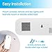 GE Under Cabinet Light, 1 Pack, 10 Inch, Wireless, Battery Operated, Remote Control, 100 Lumens, Tap Light, LED Closet Light, Night Light for Kitchen, Closet and More, 17448