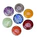 Set of 7 Disc Chakra Set - Chakra Stones - Reiki Healing Crystal 7 Chakra Stones (32mm)