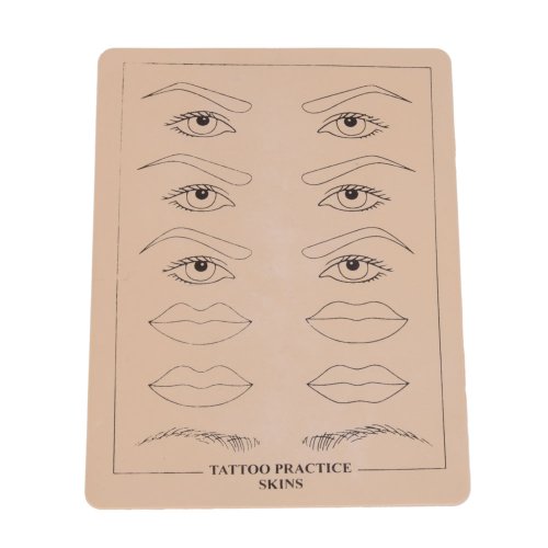 5 x Sheets of Assorted Mixed Designs Tattoo Tattooing Practice Skins for Needle Machine Supply 8 X 6 Inch - Thumbnail 5