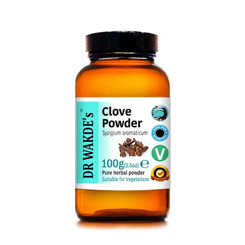DR WAKDE'S Clove Powder - 100g (3.5oz) | Pure, Raw & Dried Powder | Ayurvedic Herb | Vegan | Nothing Added, Nothing Removed | Same Day Dispatch