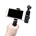 Skyreat Aluminum Handheld Phone Holder Tripod Mount Stand for DJI Osmo Pocket Accessories,w/Cold Shoe Interface & 1/4” Thread Support External Microphone & LED Light