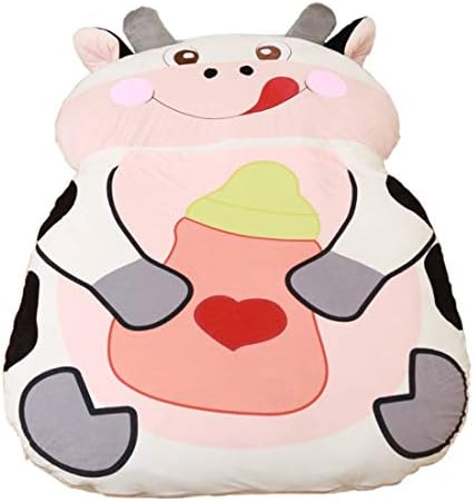 Alkem Christmas Cartoon Cow Bed Double Bean Bag Soft Mattress for Children