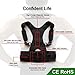 Magnetic Therapy Posture Corrector Brace Unisex for Women Men | Lumbar Pain Relief | Shoulders Back Belt Support (M 30