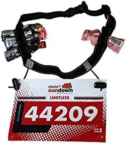 Maacool Race Number Belt (6 Gel Loops) for Triathlon,marathon,Running,Cycling