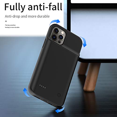 iPhone 12 & iPhone 12 Pro Battery Case LUOWAN 6800mAh Slim Portable