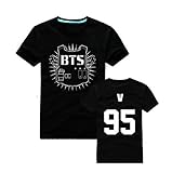 Fanstown BTS bangtan boy official same T shirt J-HOPE Jinmin V Rap monster