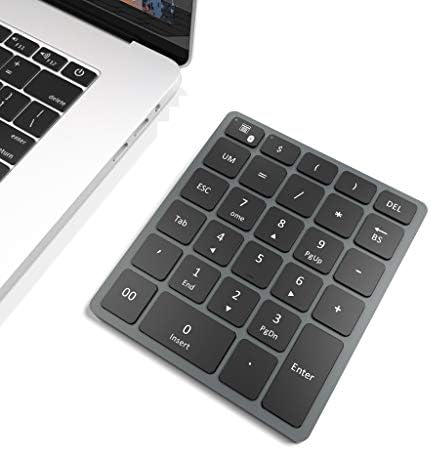 Bluetooth テンキーボード Rytaki ワイヤレス テンキーパッド 28キー 無線 数字キーボード 充電式 ブルートゥース テンキー Android コンパクト 新作入荷 Ios 1000万回高耐久 人間工学設計 持ち運び便利 Windows 極薄型 小型 対応