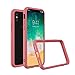 RhinoShield Bumper Case Compatible with iPhone 12/12 Pro [CrashGuard NX] (iPhone X/Xs - Coral Pink)