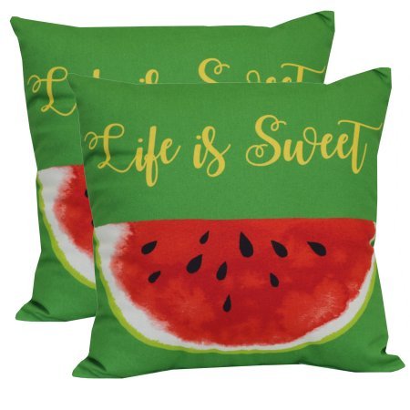 30 Off Mainstay Watermelon Outdoor Toss Pillow Set Of 2