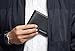 Leather Wallets for Men | SHARKACE Mens Trifold Bifold Wallet | RFID Blocking Wallet with Gift Box