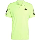 adidas Mens Club 3-Stripes Short Sleeve Shirt Casual Casual - Yellow