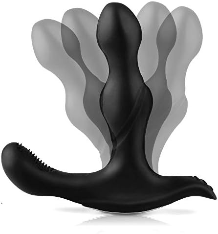 Silicone an~al Bu~tt P~lu~g-Trainer Pro~STA~te Ma~ssage for Male Female and Beginner Black