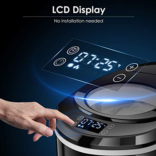 TRUSTECH Ice Maker Portable Ice Machine Countertop, 26 lbs in Ice 24