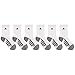 adidas Boys' YTH VERT Stripe 6-Pack Crew, White/Black/Light Onix, Medium