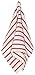 Now Designs 218212 Basketweave Kitchen Towel, Set of Three, Red, 3 Count
