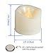 Led Flameless Flickering Votive Tea Lights Candles Battery Powered Set of 24 / Realistic Outdoor Electric Led Fake Tealight Candles Bulk for Wedding Decor, Party Decorations (Batteries Included)