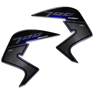 3D-sticker, zijbescherming, compatibel met Yamaha Tracer 700 2019, 3D-sticker voor motorfiets, beschermende kleuren…