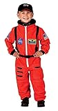 Aeromax Jr. Astronaut Suit with Embroidered Cap - Orange