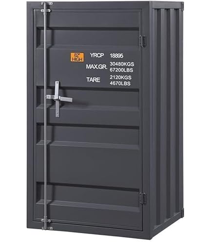 Amazon.com: Acme Cargo Container Style Rectangular 4-Drawer Metal