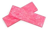Texas Knifemakers Supply Hot Pink Polypearl Scales - 5