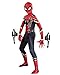 Rulercosplay Unisex Spandex Spider Costume with Web Shooters Lycra Zentai Halloween Cosplay Costumes Kids/Adult 3D Style (Kids-M, Iron Spider)
