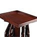Winsome Isabelle Snack Table Set with Mobile Stand, for Living Room, Patio, 36