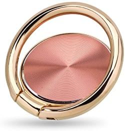 Finger Ring Stand,Snnisttek 360° Rotary Cell Phone Finger Holder Loop Grip Mount Universal Smartphone Kickstand for iPhone X,iPhone 8/7, iPhone 6/6s Plus,iPad, Samsung Galaxy S8/S9,Huawei (Rose gold)