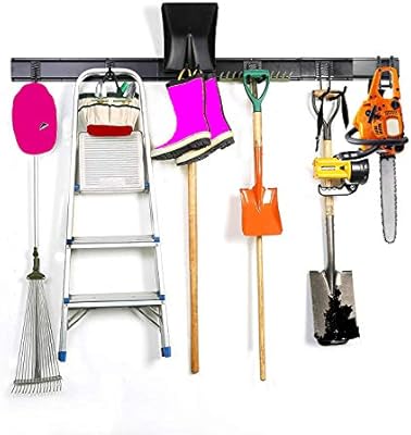 13pc Garage Organizer 64 Garage Hooks And Hangers Steel Tool Storage Metal Utility Double Hooks Heavy Duty For Organizing Power Tools Laddy Bulk Items Wall Mount Tool Holder For Home Chair Ladder Amazon Sg Home Improvement