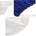 KUCI Maternity Nursing Tank Top, Women Maternity Pajama Tops Nursing Cami Sleep Bra for Breastfeeding (S, Blue+White/2Pack)