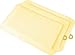 DryFur Pet Carrier Insert Pads Size Medium 23.5in x 15.5in Yellow - 2 Pack